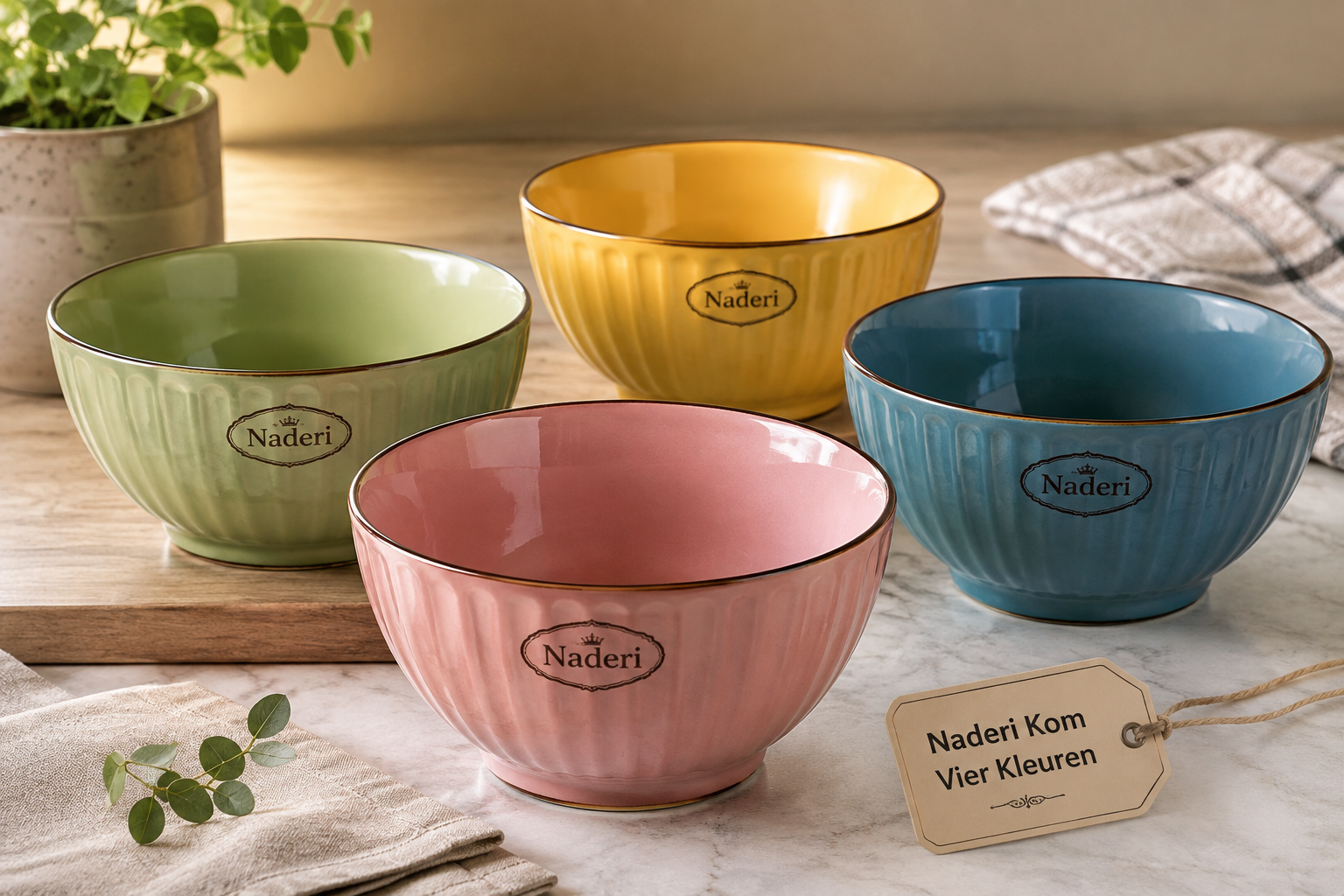 Naderi Kom – Vier Kleuren