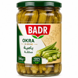 BADR OKRA IN BRINE 590GR